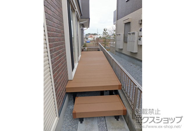 埼玉県さいたま市ののウッドデッキ リウッドデッキ 200 施工例