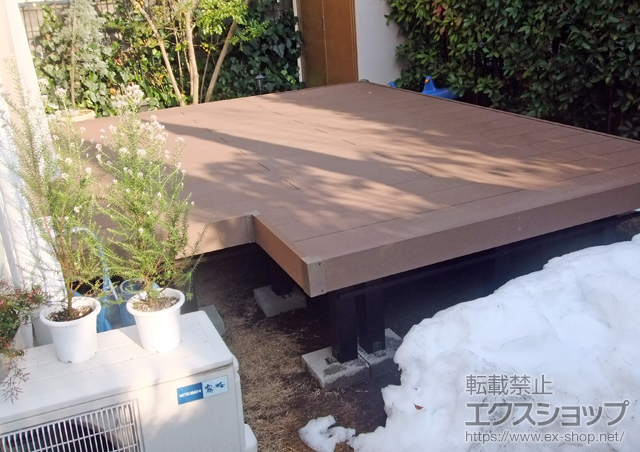 神奈川県横浜市ののウッドデッキ リウッドデッキ 200 施工例