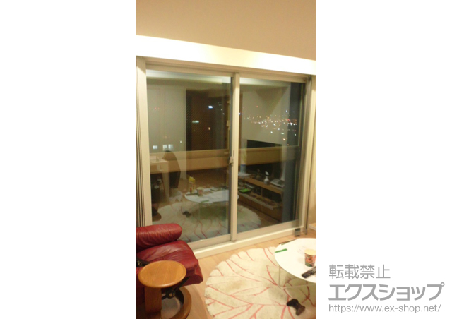 東京都中央区のの二重窓（内窓） インプラス（ダストバリア） 引違い窓2枚建 施工例