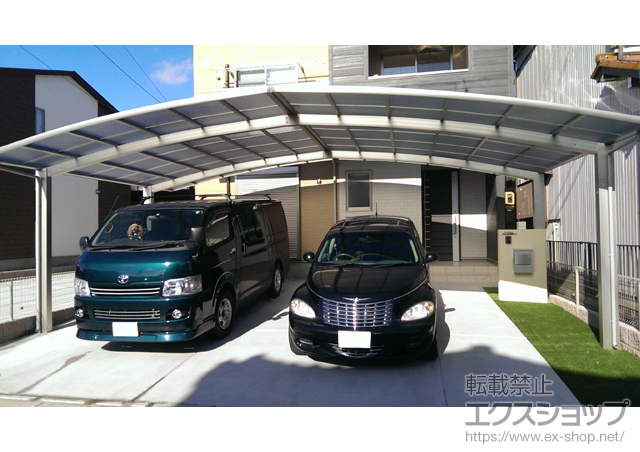 愛知県北名古屋市ののカーポート レイナトリプルポートグラン　積雪〜20cm対応 施工例