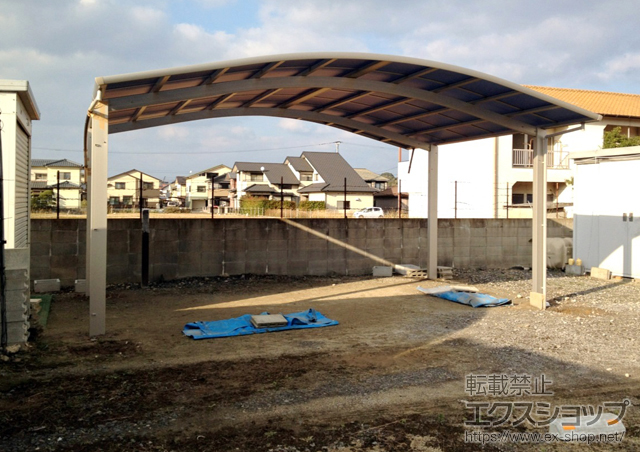 佐賀県唐津市ののカーポート レイナツインポートグランZ　積雪〜20cm対応 施工例