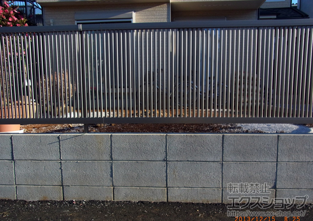 埼玉県春日部市ののフェンス・柵 シャレオR2型フェンス フリーポールタイプ 施工例