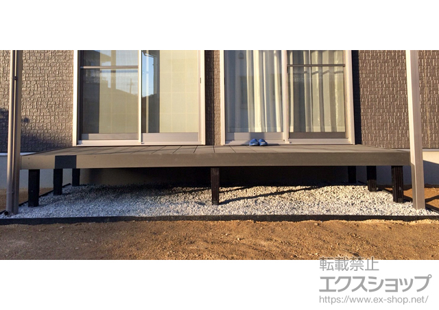 静岡県浜松市ののウッドデッキ リウッドデッキ 200 施工例