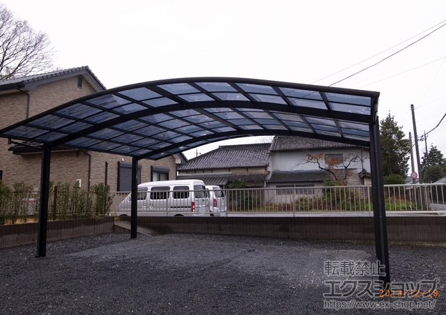 栃木県佐野市ののカーポート レイナツインポートグラン　積雪〜20cm対応 施工例