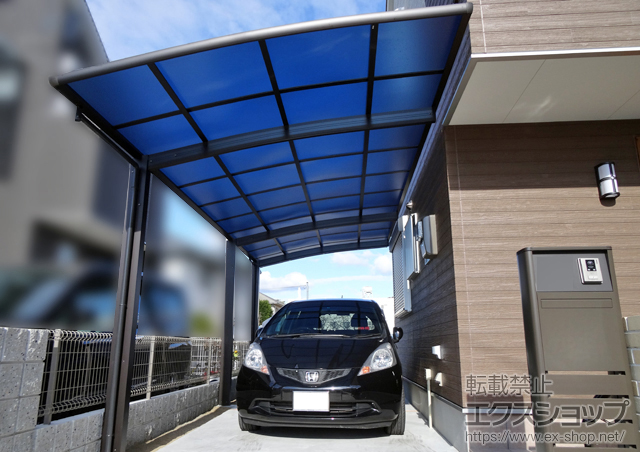 兵庫県伊丹市ののカーポート レイナポートグラン 延長　積雪〜20cm対応 施工例