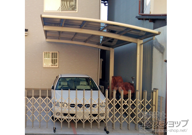 奈良県大和郡山市ののカーポート レイナポートグラン　積雪〜20cm対応 施工例