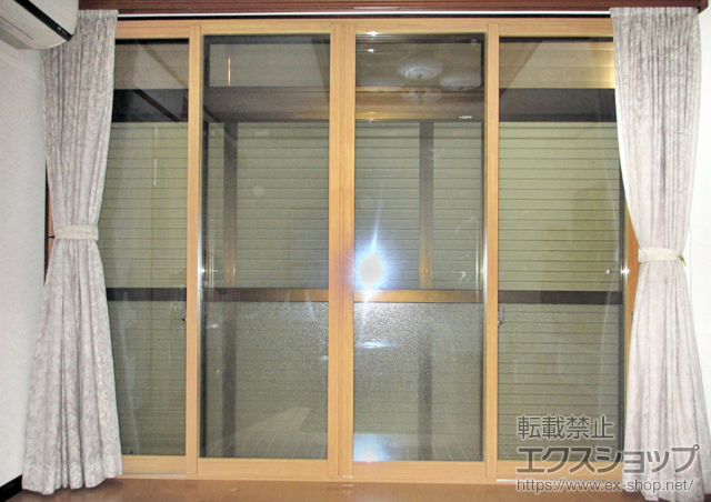 三重県伊賀市のの二重窓（内窓） インプラス ダストバリア仕様 引違い窓 補強下枠仕様 施工例