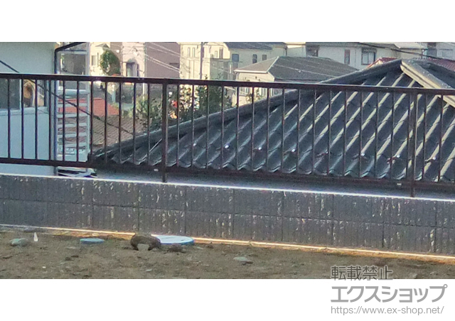 神奈川県横浜市ののフェンス・柵 レスティナフェンス21型 自由柱施工 施工例