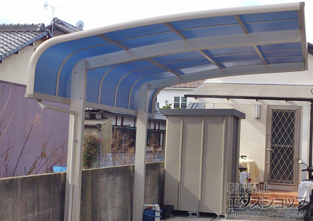 兵庫県揖保郡太子町ののカーポート プレシオスポート アルファ 積雪〜20cm対応 施工例