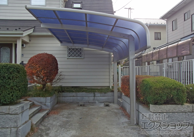 茨城県つくば市ののカーポート レイナキャップポートグラン　積雪〜20cm対応 施工例