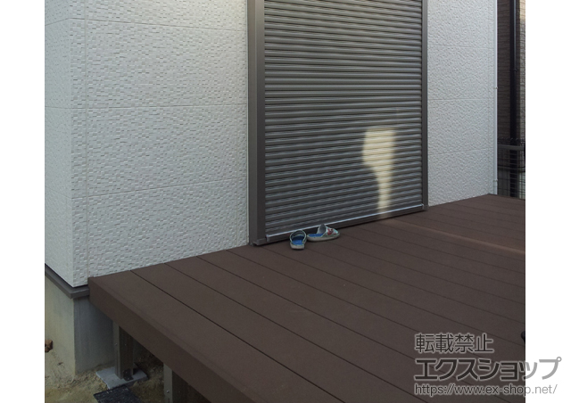 愛知県弥富市ののウッドデッキ リウッドデッキ 200 施工例