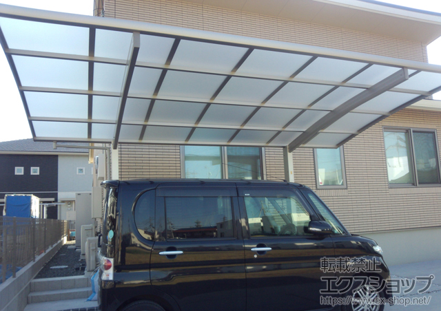 和歌山県和歌山市ののカーポート プレシオスポート 積雪〜20cm対応 施工例