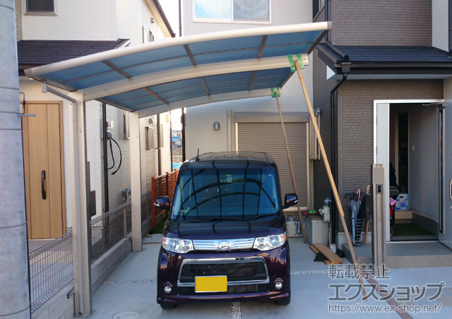 大阪府堺市ののカーポート レイナポートグラン　積雪〜20cm対応 施工例