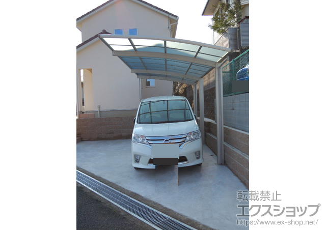 大阪府河内長野市ののカーポート レイナポートグラン 延長　積雪〜20cm対応 施工例