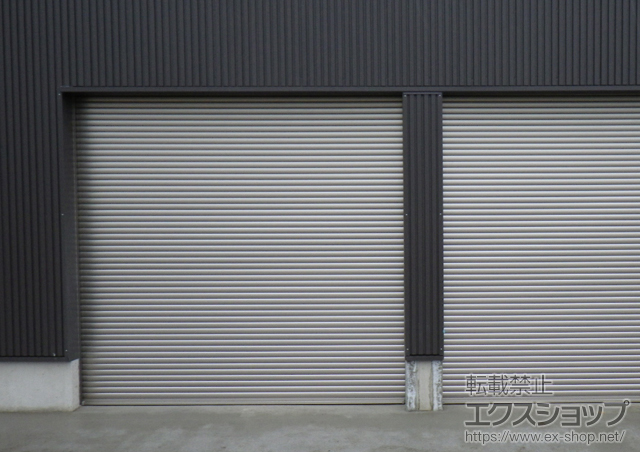 岐阜県岐阜市のLIXIL リクシル（トステム）のガレージシャッター ガレージシャッタークワトロ 電動式 内部付タイプ 施工例