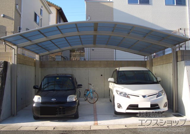 福岡県福岡市ののカーポート レイナツインポートグラン　積雪〜20cm対応 施工例