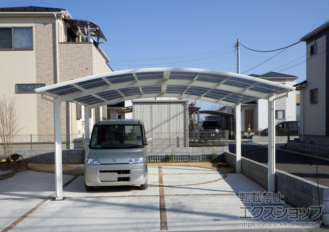 埼玉県川越市ののカーポート レイナツインポートグラン　積雪〜20cm対応 施工例