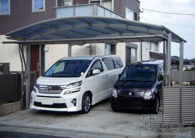 福岡県遠賀郡岡垣町ののカーポート レイナツインポートグラン　積雪〜20cm対応 施工例
