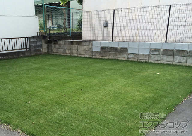 東京都青梅市ののフェンス・柵 イーネットフェンス1F型 自由柱タイプ 施工例