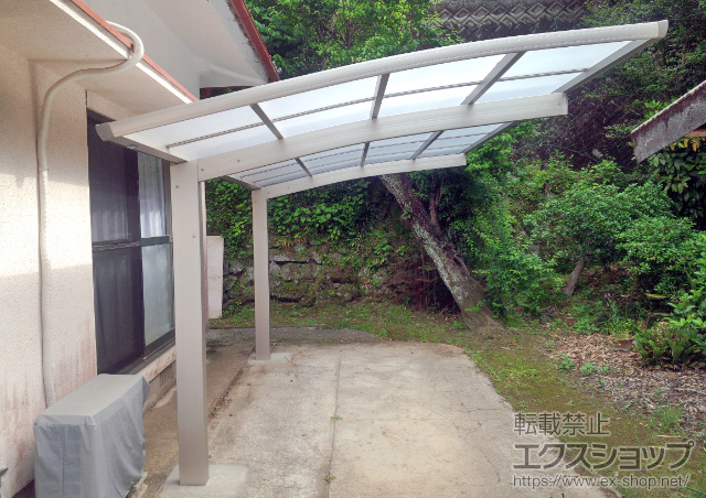 大分県臼杵市ののカーポート プレシオスポート 積雪〜20cm対応 施工例
