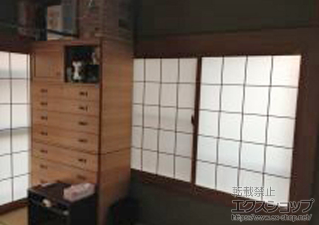 東京都北区のの二重窓（内窓） インプラス（ダストバリア）引き違い窓2枚建 施工例