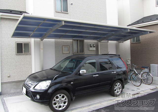 東京都調布市ののカーポート レイナポートグラン 延長　積雪〜20cm対応 施工例