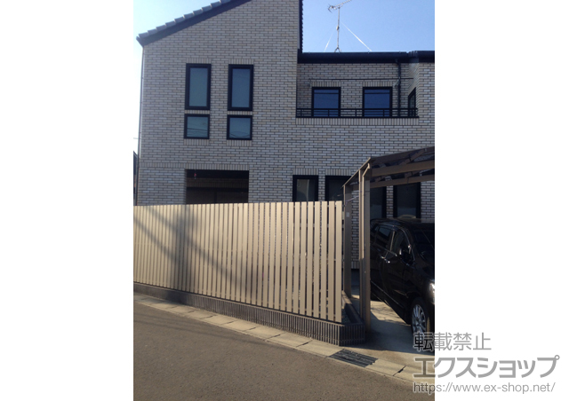 宮城県仙台市ののフェンス・柵 ビューテクトS4型 施工例