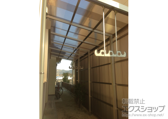 和歌山県和歌山市のLIXIL リクシル（トステム）のストックヤード フリーヤード　オープンタイプ 積雪〜20cm対応 施工例