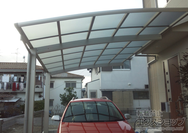 大阪府枚方市ののカーポート レイナポートグラン　積雪〜20cm対応 施工例