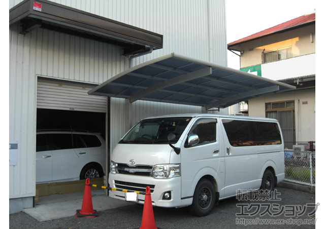広島県広島市ののカーポート プレシオスポート 積雪〜20cm対応 施工例