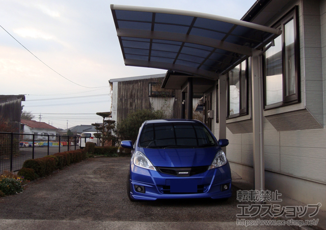 鹿児島県曽於市ののカーポート レイナポートグラン　積雪〜20cm対応 施工例