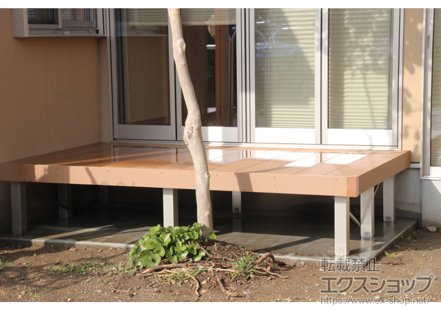 静岡県袋井市ののウッドデッキ リウッドデッキ 200 施工例