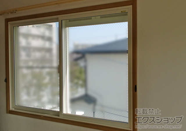 神奈川県横浜市のの二重窓（内窓） インプラス（ダストバリア） 引違窓2枚建 施工例