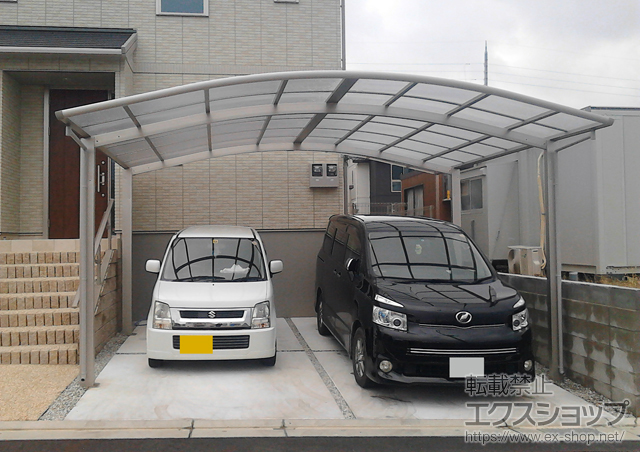 京都府木津川市ののカーポート レイナツインポートグラン　積雪〜20cm対応 施工例