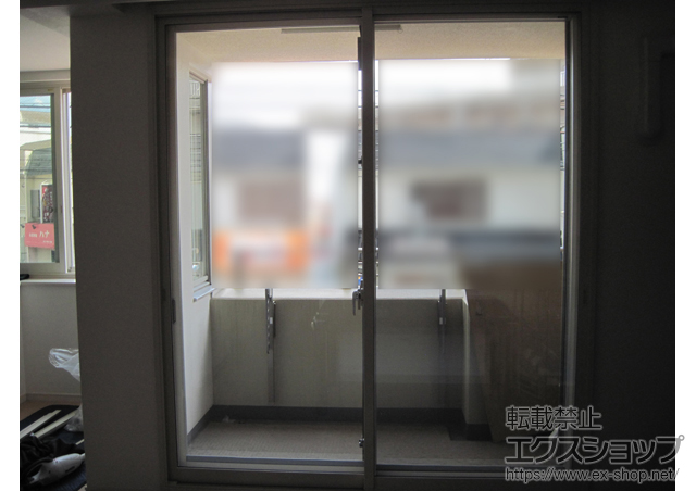 神奈川県相模原市のの二重窓（内窓） インプラス(ダストバリア)引違い窓2枚建て 施工例