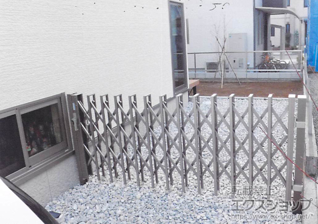 高知県高知市ののカーゲート アルシャインHG ノンキャスター 片開き 300S 施工例