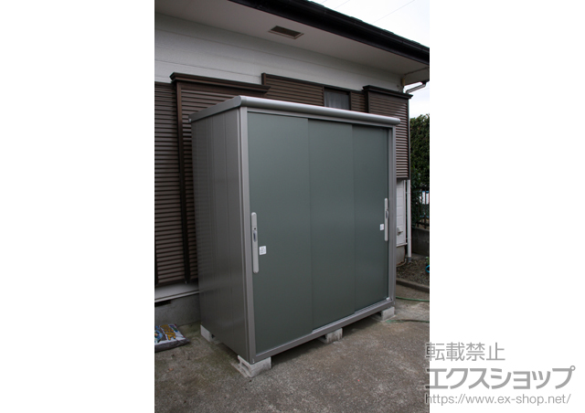 神奈川県逗子市のの物置・屋外倉庫 エスモ 一般型(ESD-1809AGL) 施工例