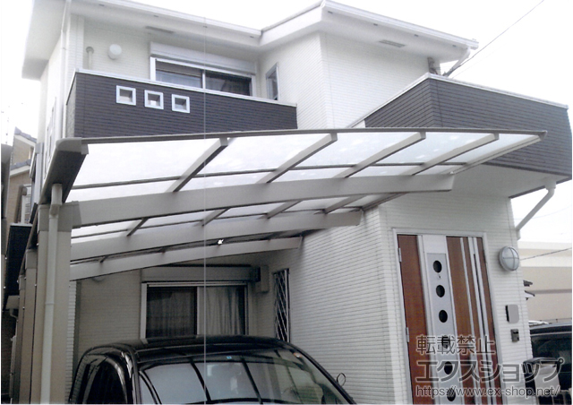 京都府京都市ののカーポート スマット 積雪〜20cm対応 施工例