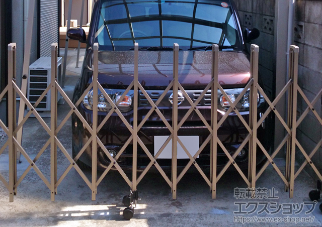 千葉県船橋市ののカーゲート トリップゲートRB型 ノンレール 片開き 35S 施工例