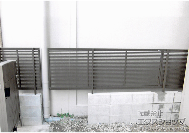 兵庫県姫路市ののフェンス・柵 シャレオR1型フェンス フリーポルタイプ 施工例