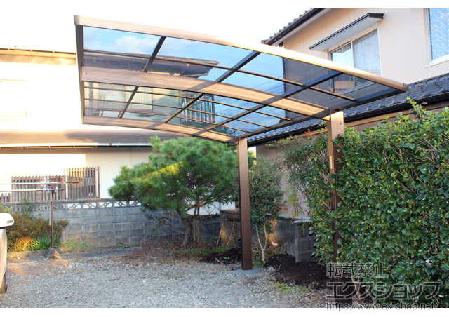 熊本県熊本市ののカーポート プレシオスポート 積雪〜20cm対応 施工例