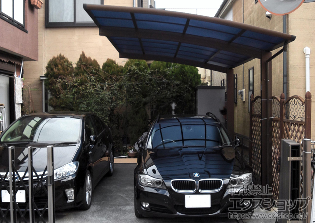 東京都三鷹市ののカーポート レイナポートグラン　積雪〜20cm対応 施工例