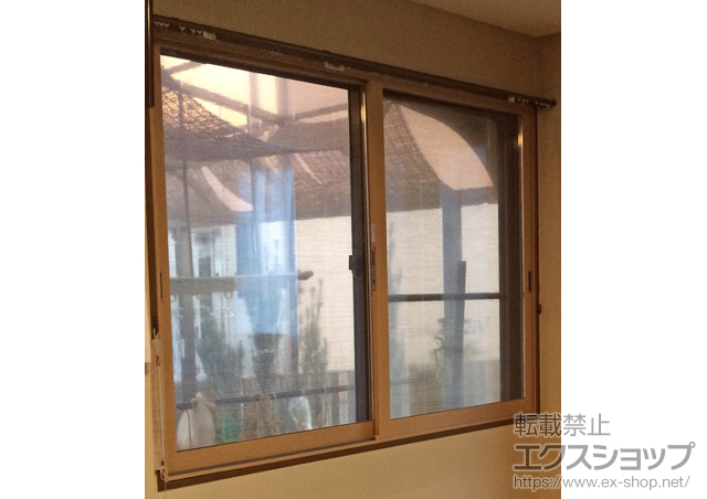 静岡県沼津市下のの二重窓（内窓） インプラスウッド 引違い窓 2枚建 施工例