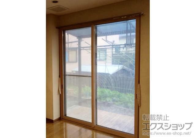 静岡県沼津市下のの二重窓（内窓） インプラスウッド 引違い窓 2枚建 施工例