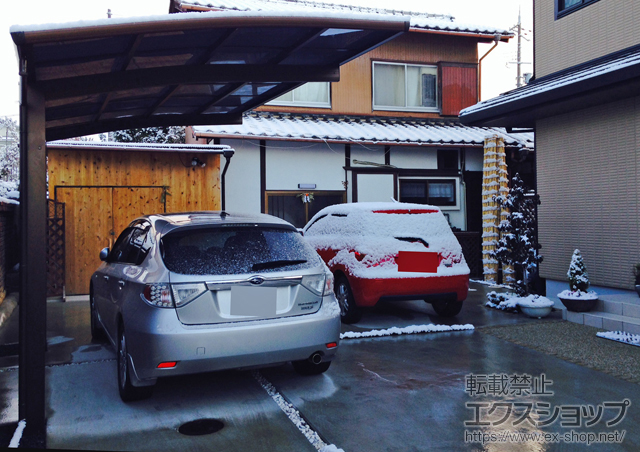 京都府京都市ののカーポート プレシオスポート 積雪〜20cm対応 施工例