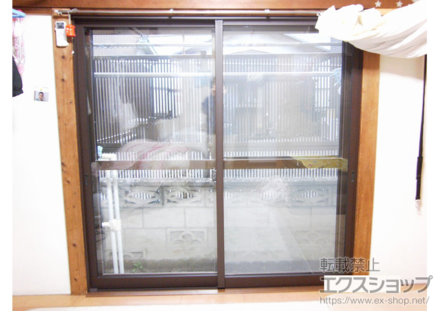 千葉県浦安市のの二重窓（内窓） インプラス ダストバリア 引違い窓 2枚建 施工例