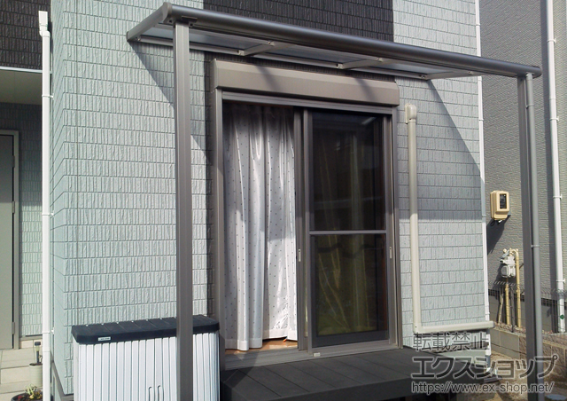 愛知県刈谷市ののテラス屋根 プレシオステラス F型 テラスタイプ 単体 積雪~20cm対応 施工例