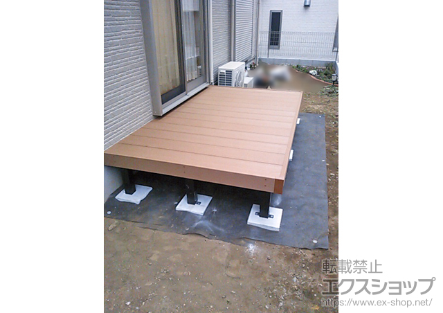 神奈川県横浜市ののウッドデッキ リウッドデッキ 200 施工例