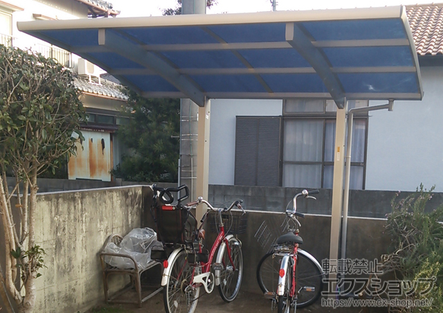 福岡県福岡市ののサイクルポート・駐輪場 レイナポートグランミニ 積雪〜20cm対応 施工例