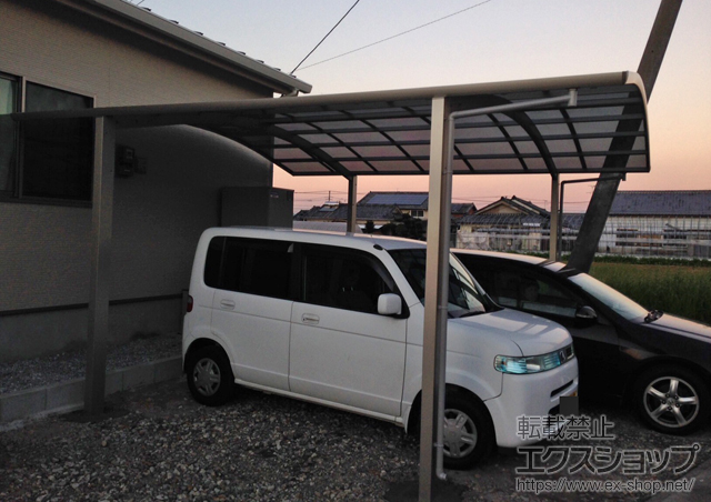 宮崎県串間市ののカーポート レイナツインポートグラン　積雪〜20cm対応 施工例
